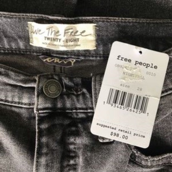 NWT Free People Robin High Waist Flare Jeans 28 - Picture 9 of 9